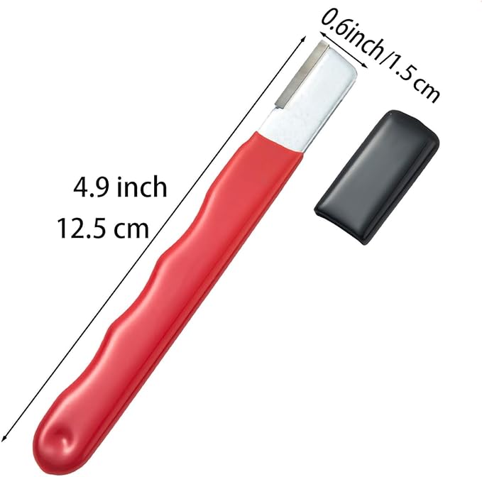 3 Pcs Garden Tool Blade Sharpener, Pocket Blade Sharpener for Garden Pruner/Pocket Knives, Orange+Black+Red