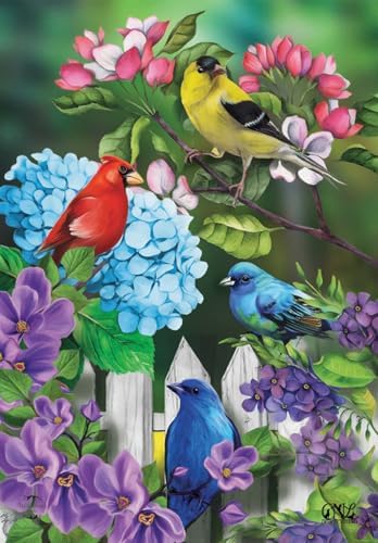 Briarwood Lane Feathered Friends Spring Garden Flag