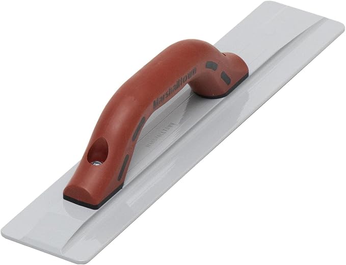 Marshalltown 16 Inch Magnesium Hand Float, Beveled End Mag Float, DuraSoft Handle, Cast Magnesium Blade, Concrete Tools, Made in USA, 145D