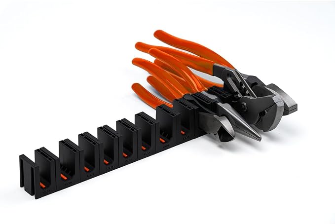 ToolBox Widget - Plier Organizers Kit | Magnetic Plier Holder for Tool Drawer | Modular Tool Storage Organizer for Professional & DIY Mechanics | Organize Tools for Fast Accountability - 6 Pack