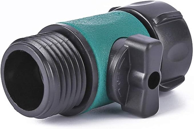 Shut Off Valve, Water Hose Turn Off Valve Garden Hose Connector Set with Rubber Gaskets (12PCS)+Leak-Free Ball Valve (4PCS) Standard 3/4" Thread