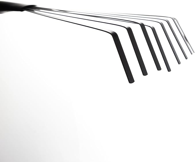 Extendable Handle Rake,Shrub Rake,for Clean up Debris Lawn Shrub Bush and Flowers