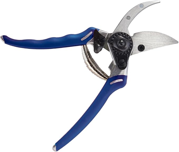 Dramm 18095 ColorPoint Bypass Pro Pruner, Sharp Pruners for Gardening, Heavy Duty Handheld Clippers - Blue