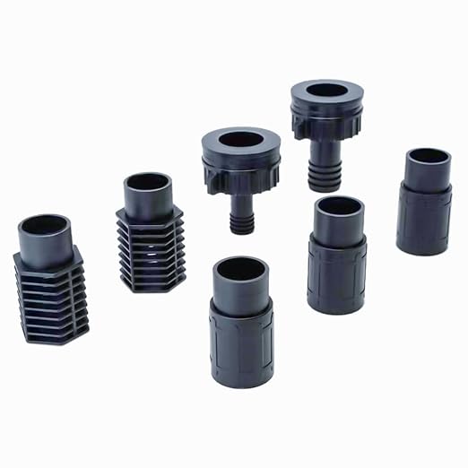 Toolazy Ebb and Flow Fitting Kit - 7-Piece Fill and Drain Bulkhead Fitting Set with 1/2" & 3/4" Outlets, Screen Fittings and Extensions for Hydroponic Flood and Drain, Aeroponic and Aquaponic Systems