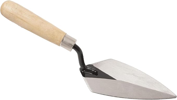 Marshalltown QLT Pointing Trowel, Cement and Mortar Finishing Tool, Wood, 95