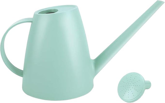 Watering Can,Long Spout Water Cans for Indoor and Outdoor Garden,Plants Water Cans for Flower & shrubs - 1.8L/1/2 Gallon (Green)