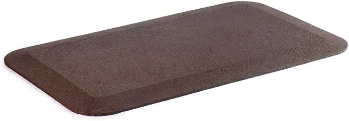 Playsafer Playground Safety Rubber Wearmat for Swingsets and Slides - 1" Thick X 24" W X 40" L (1 Pack, Brown)