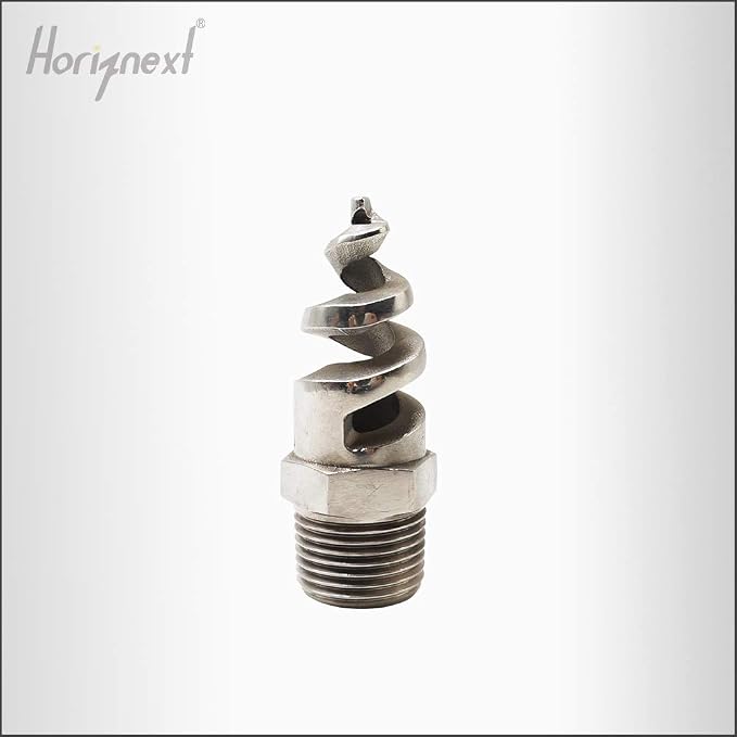 NPT 1/4 spiral aerator lawn, stainless steel 316 hose sprayer nozzle atomizer, for garden, fire proofing, gas and liquid cooling (1 pc)