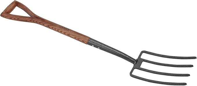 Draper 14301 Carbon Steel Garden Fork with Ash Handle