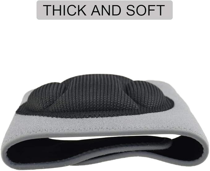 Knee Pads Comfortable Non-Slip, Thick Extra Foam Cushion kneepads for Scrubbing Floors, Gardening, Yoga & Construction, Soft Inner Liner, Strong Double Straps and Adjustable Easily for women(L)