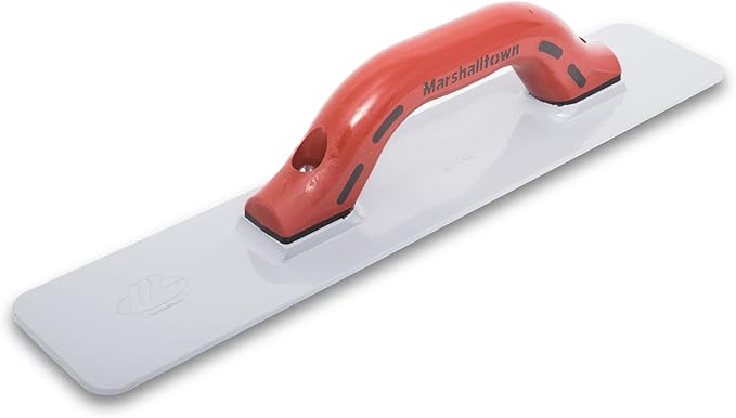 MARSHALLTOWN Cast Magnesium Hand Float, 16 Inch x 3-1/8 Inch, Concrete Float, Concrete Finishing Tool, Provides a Smooth Finish, DuraSoft Handle, Standard Handle Style, Made in the USA, 148D