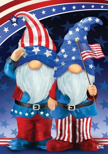 Patriotic Gnomes Garden Flag 12.5" x 18" Briarwood Lane
