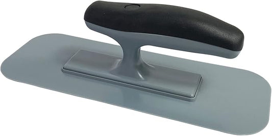Hanroy Plastic Trowel with Black Comfortable Grip Handle, Includes 3.5" x 9.5'' Finishing Trowels, Lightweight Mounting, Round End, Suitable for Scrape,Plastering and Paint Walls(D1147)