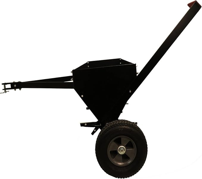 Brinly Tow Behind Plug Aerator with Universal Hitch, 40" - Flat Black