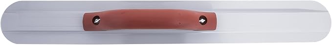 MARSHALLTOWN Round End Magnesium Hand Float, 24 Inch x 3-1/8 Inch, Standard DuraSoft Handle, Eliminates Float Marks, Provides Smooth Finish, Made in the USA, Concrete Float, 155D