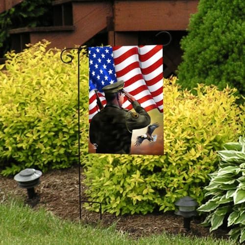 Briarwood Lane Saluting Soldier Garden Flag