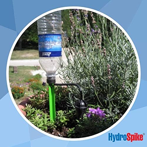 Dripper (3-Pack) Worry-Free Adjustable Drip Flow Watering Kit - Outdoor & Indoor, Irrigation Stakes for Plants Garden Pots & Containers, Uses Bottle, No Hose Devices Waterer System