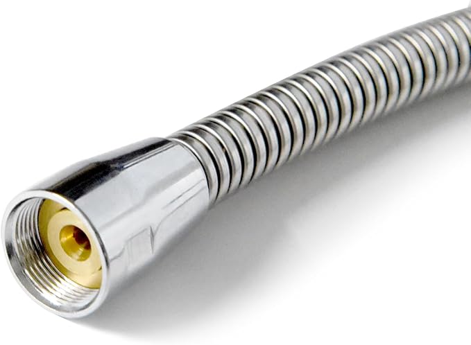 CWM Stainless Steel Hose for Commercial Kitchen Sink Faucets Flexible Hose Replacement (38 inch)