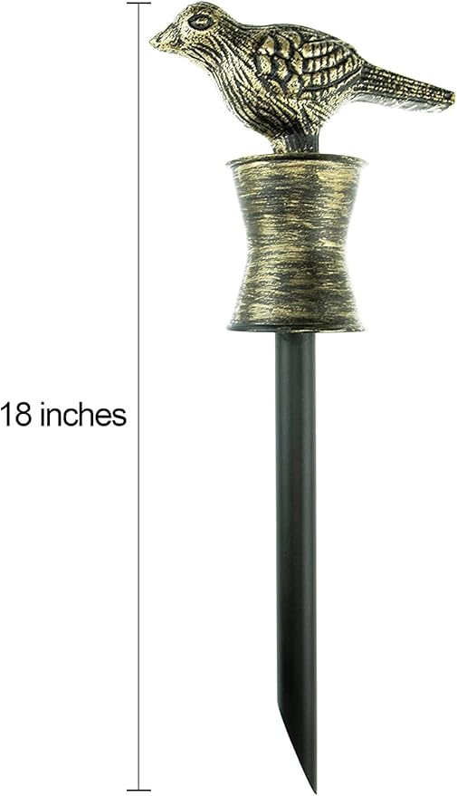 Clever Garden Heavy Duty Decorative Hose Guide - Sparrow, 1 Pack