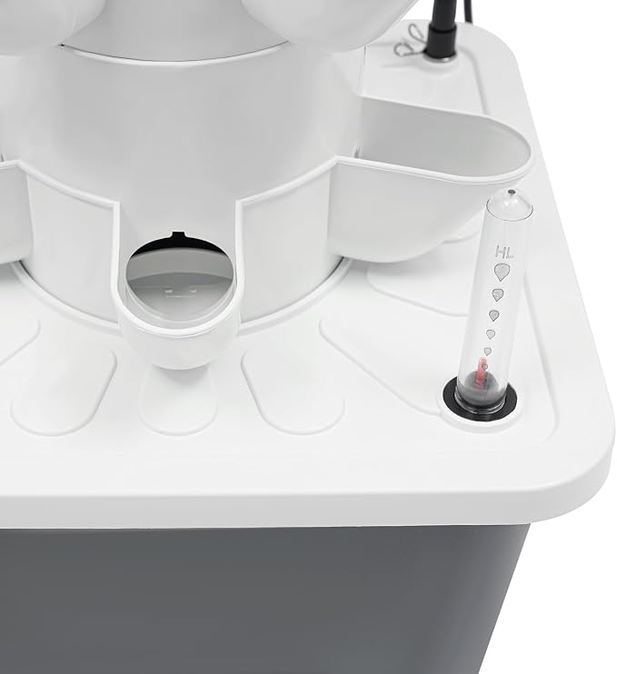 Hydroponics Growing System Kit & Vertical Indoor Garden Planter, 25-Pod Hydroponic Mechanism Indoor Plants, Herbs, Vegetables for Home Gardening System (White)