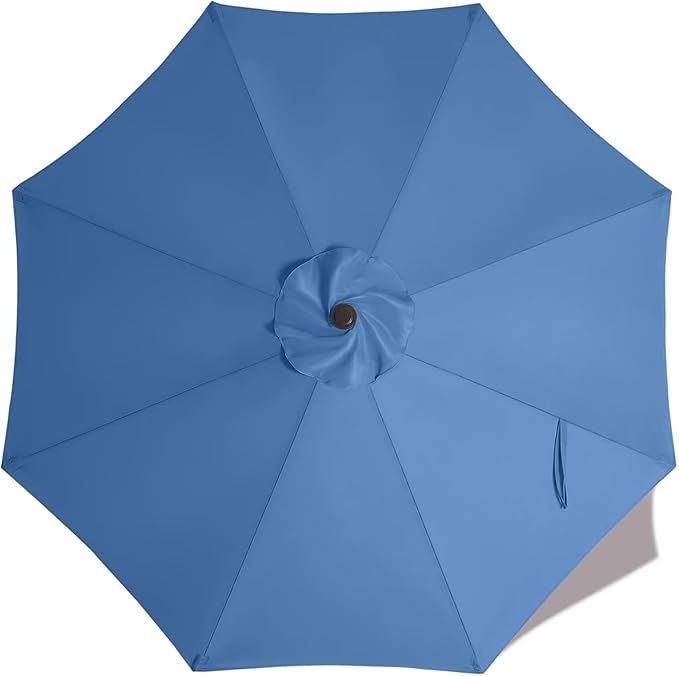 ABCCANOPY 9ft Outdoor Umbrella Replacement Top Suit 8 Ribs (Dodgerblue)