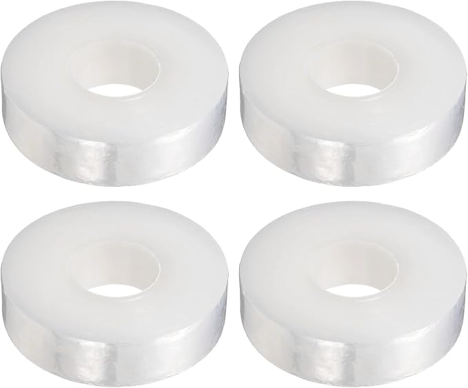 HARFINGTON 4pcs Fruit Tree Grafting Tape 2CM x 200M 0.3" Dia PE Stretchable Garden Grafting Plants Nursery Repair Tapes Self Adhesive Floristry Film for Floral Tree and Poly Budding, White