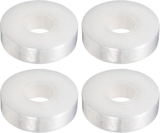 HARFINGTON 4pcs Fruit Tree Grafting Tape 2CM x 200M 0.3" Dia PE Stretchable Garden Grafting Plants Nursery Repair Tapes Self Adhesive Floristry Film for Floral Tree and Poly Budding, White