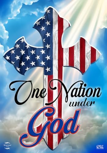 Briarwood Lane One Nation Under God Cross Garden Flag Patriotic Religious 12.5" x 18"