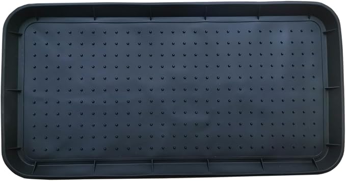 Rubber Boot Tray for Entryway,Boot Mat,Shoe Tray,Shoe Mat for Indoor and Outdoor Use (Soft Silicone Rubber, 29.5X14.9 inch)