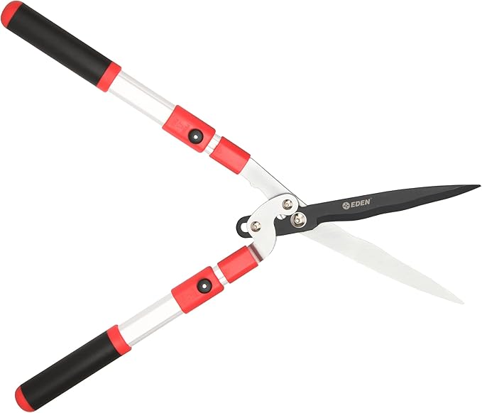 Eden 39022 Extendable Hedge Shears with Wavy Blade
