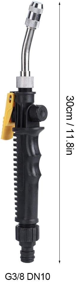 High Pressure Water Sprayer, Adjustable Flower Plant Watering Nozzle G3/8 DN10, Irrigation Tool/Pressure Washer for Garden(30 cm)