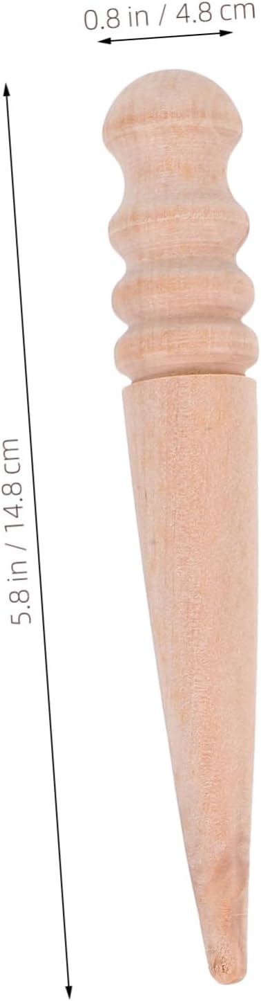 Milisten Mini Garden Seeder Tool Handheld Wooden Dibber for Accurate Seed Planting and Seedling Transplanting User Friendly Gardening Tool for Efficient Sowing and Home Gardening