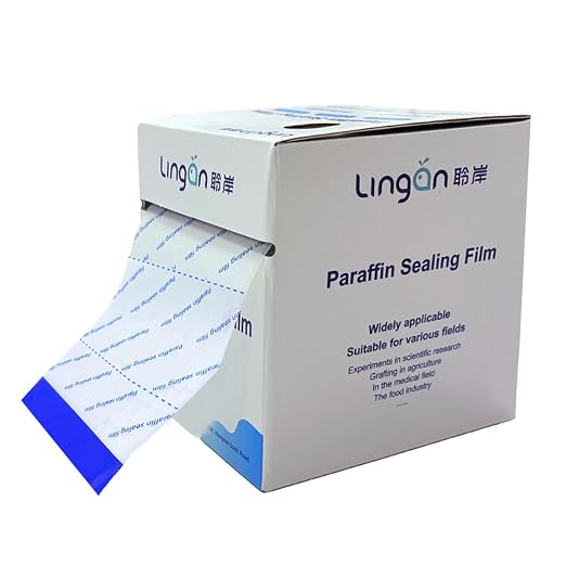 Sealing Film,Transparent Laboratory Grafting Tape for Petri Dish, Plastic Lab Sealing Film (3.94"W×49.2' Roll)