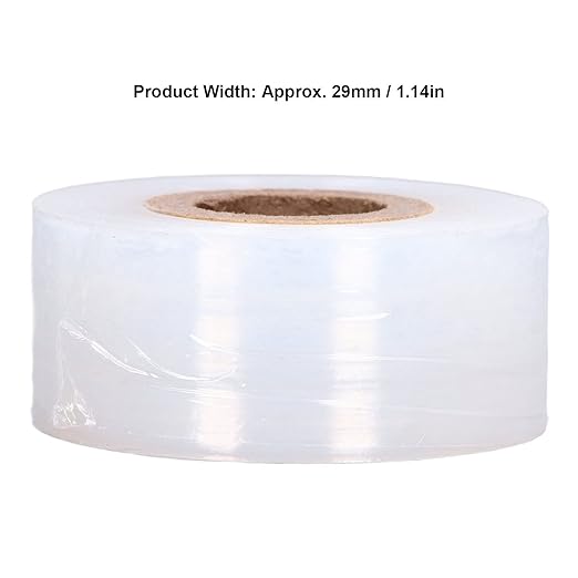 Parafilm,Parafilm Tape for Petri Dish,Parafilm Nursery Grafting Tape,Parafilm Roll Grafting Tape Nursery Sealing Tape for Petri Dish M 29mm Width Garden Hand Tools Grafting Stretchable Resilient