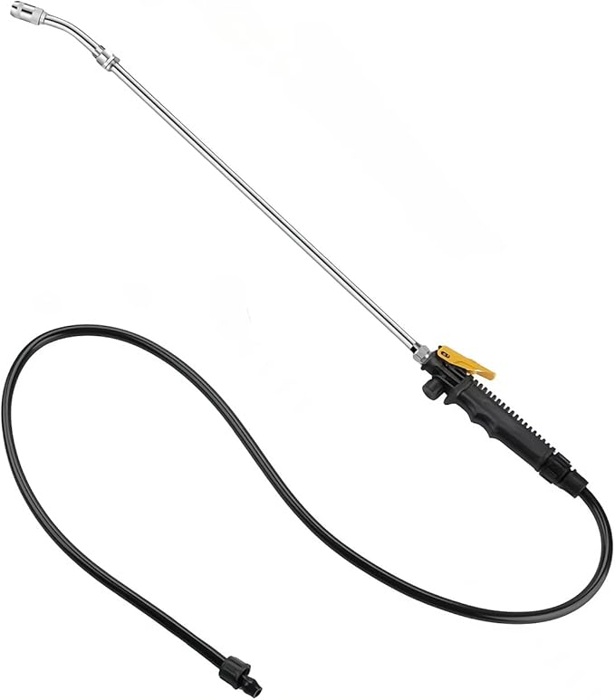 VANPET Replacement Sprayer Wand for Ryobi, Stainless Steel Sprayer Wand with Adjustable Nozzle, Trigger Wand & Hose Compatible with Ryobi P2803 Sprayer (29 Inches Sprayer Wand)