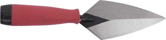MARSHALLTOWN QLT Pointing Trowel, 6 x 2 3/4 Cement and Mortar Finishing Tool, Soft Grip, PTSG6275