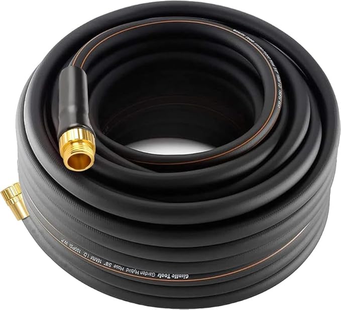 Giraffe Tools Garden Hose 100ft x 5/8", Water Hose Heavy Duty, Lightweight, Flexible Hybrid Hose, Male to Female Fittings