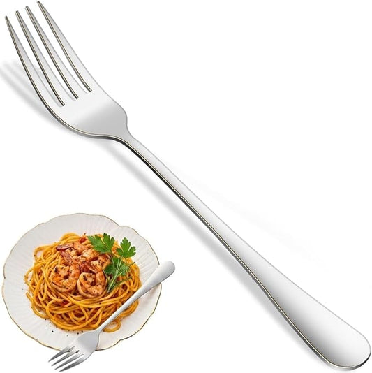 16-Piece 8 Inches Dinner Forks Set,Durable Stainless Steel Table Forks,Dishwasher Safe Silverware Main Fork Service For Home Restaurant,Silverware Fork