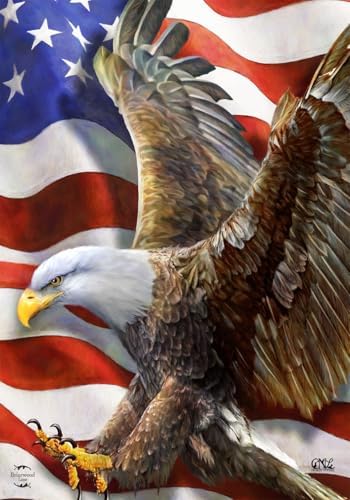 Briarwood Lane American Freedom Eagle Garden Flag