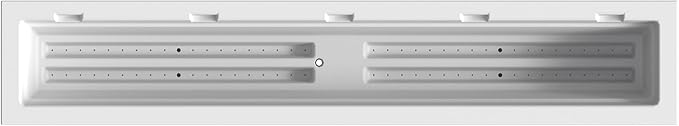 Mayne Fairfield 5ft Window Box, Self Watering Flower Box with Double Wall Design, All Season Fade Resistant Outdoor Window Planter With Steel Mounting Bracket, White