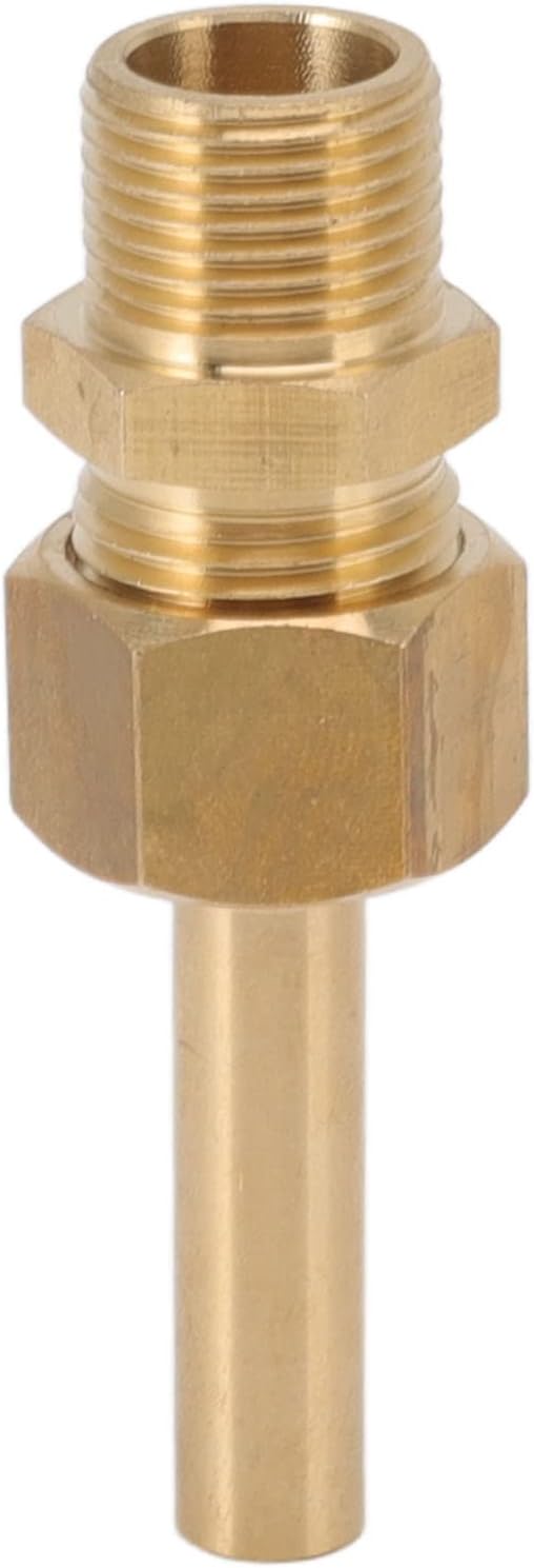 Water Fountain Nozzles, Pure Copper Large Hexagonal Direct Jet Nozzle with Male Thread, Water Fountain Nozzles, for Garden Ponds Amusement Parks Museum, Copper, G3/8