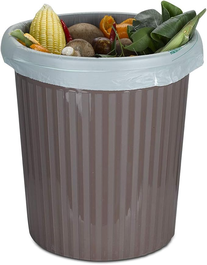 Compostable Trash Bags, Extra Thick, Compost Kitchen Bin Bags, Food Scraps Yard Waste Bags, ASTM D6400 BPI and TÜV AUSTRIA Certified (8 Gallon, Pack of 30)