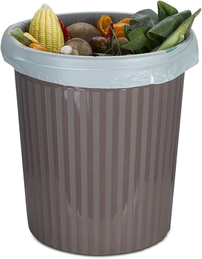 Compostable Trash Bags, Extra Thick, Compost Kitchen Bin Bags, Food Scraps Yard Waste Bags, ASTM D6400 BPI and TÜV AUSTRIA Certified (8 Gallon, Pack of 100)