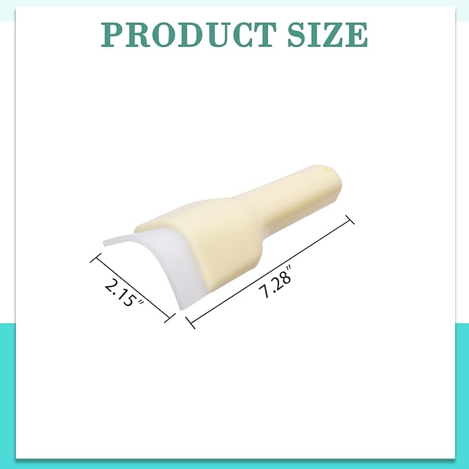3/4" Outside Bull Nose Corner Trowel, for use on outside bull nose corners, Drywall Mud Tool, Plastic Flex Blade and Handle