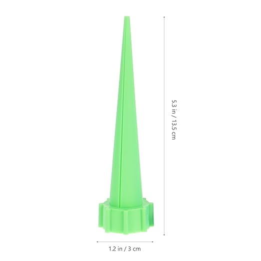 Operitacx Automatic Flower Waterer 16Pcs Self Watering Spikes Plastic Slow Drip Plant Waterer Compatible with 1 Inch Neck Bottles Indoor Outdoor Garden Irrigation
