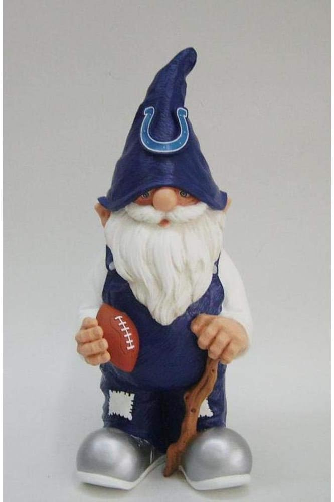 NFL Resin 11.5" Team Logo Outdoor Garden Statue Gnome