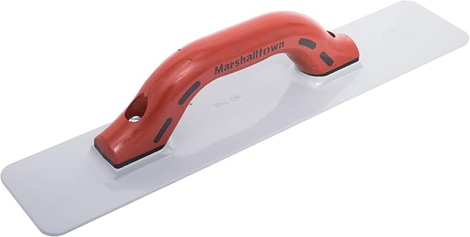 MARSHALLTOWN Cast Magnesium Hand Float, 16 Inch x 3-1/8 Inch, Concrete Float, Concrete Finishing Tool, Provides a Smooth Finish, DuraSoft Handle, Standard Handle Style, Made in the USA, 148D
