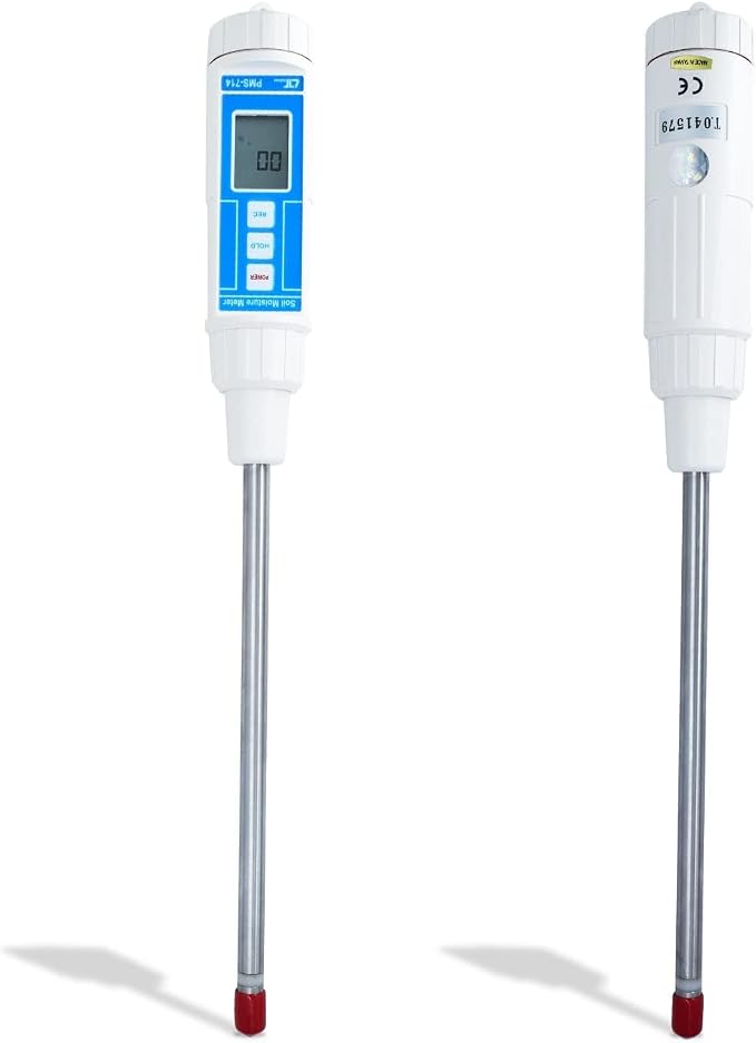 Soil Moisture Meter/Professional moisture meter/Digital Soil PH Tester/Plant moisture meter/Heavy duty soil moisture meter/outdoor for Greenhouses, Gardens, Lawns; Model: PMS 714