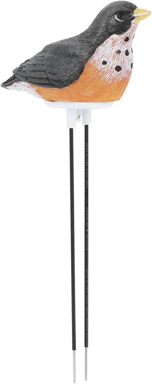 Yardwe Soil Moisture Meter, Bird Plant Water Tester with Chirping Alarm, Resin Soil Moisture Sensor for Indoor Potted Plants, Gardening Watering Indicator