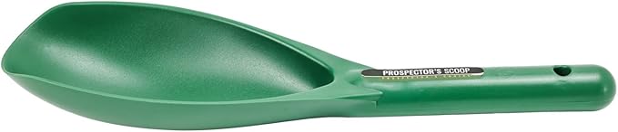 ASR Outdoor 12.5 Inch Prospecting Large Sand Scoop Plastic Trowel for Metal Detector Gold Panning, Green | highly durable sand scoop